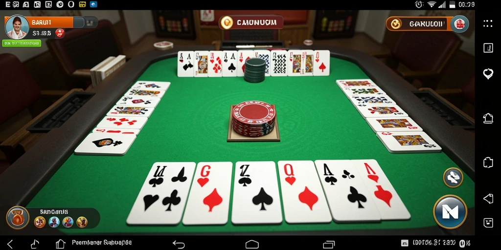 Tampilan gameplay Gaple yang seru dan menarik di BARU01.