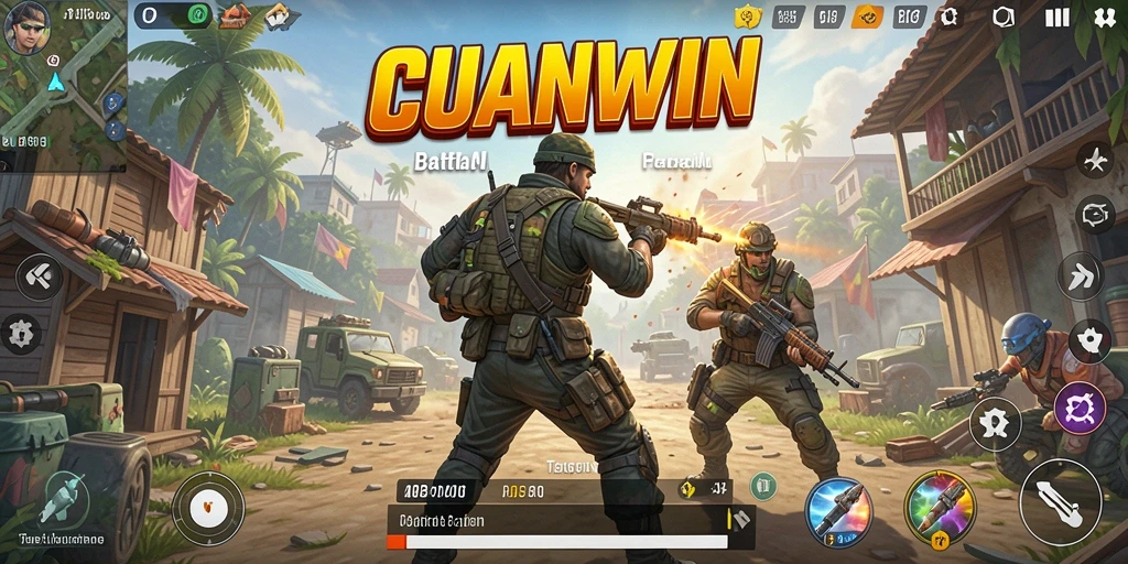 Tangkapan layar gameplay CUANWIN yang intens dan mendebarkan.