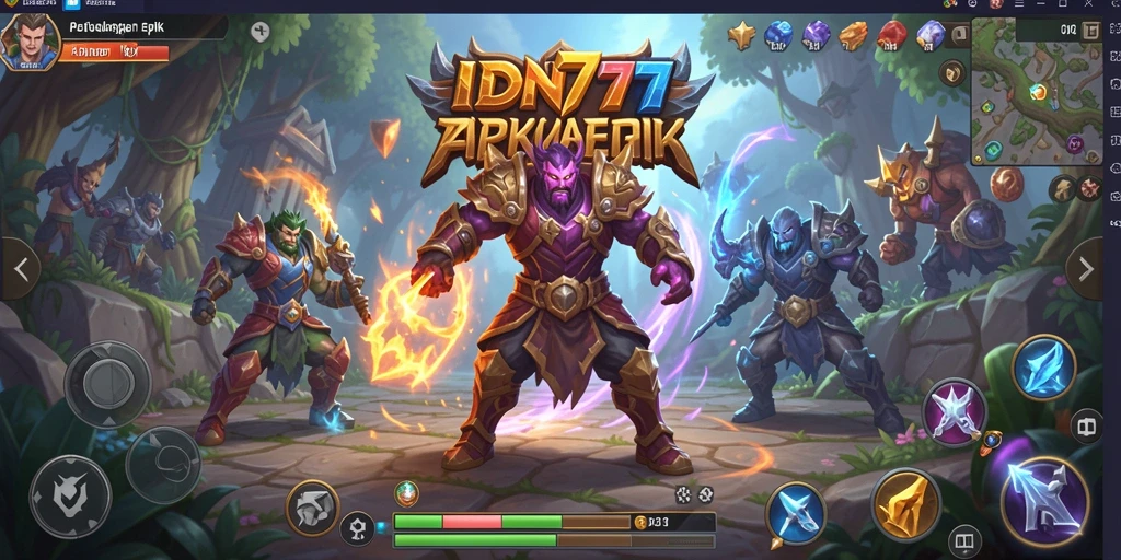 Screenshot menampilkan aksi mendebarkan dalam IDN777 dengan pertarungan seru di dunia ARPG.